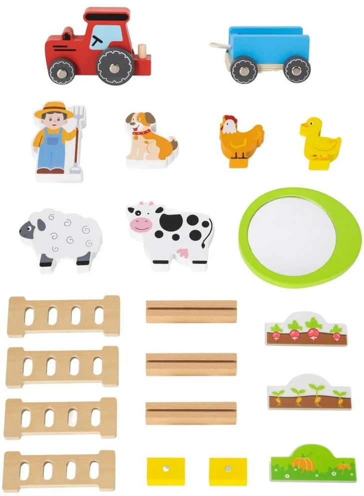 Viga Toys Žaislas ūkininko rinkinys VIGA, medinis