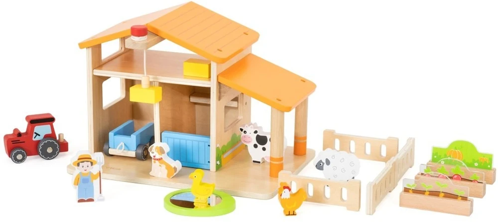 Viga Toys Žaislas ūkininko rinkinys VIGA, medinis