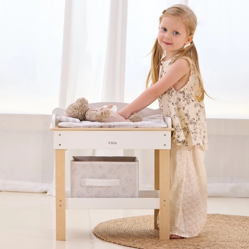 Viga Toys Žaislas vystymo stalas VIGA, 2 viename