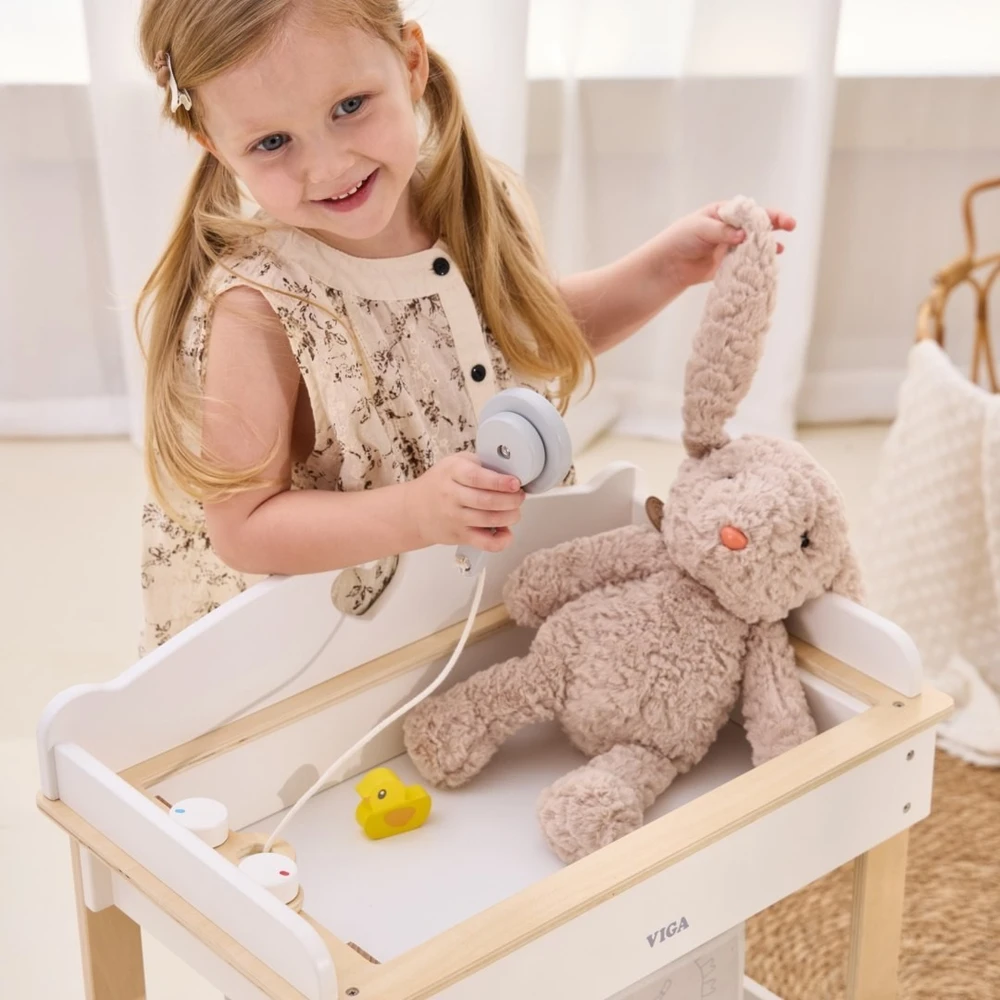 Viga Toys Žaislas vystymo stalas VIGA, 2 viename
