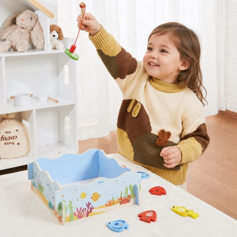 Viga Toys Žaislas žvejojimo žaidimas Viga, magnetinis