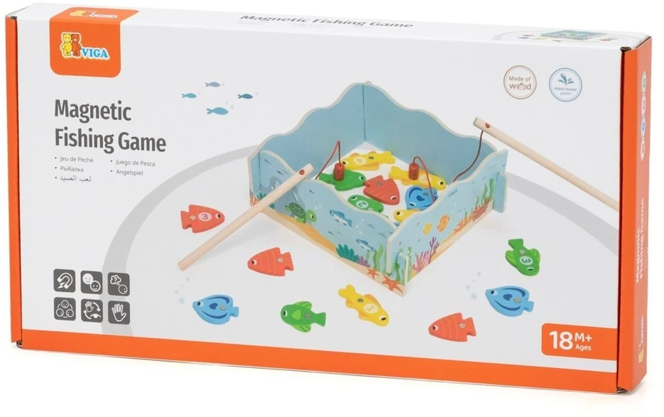 Viga Toys Žaislas žvejojimo žaidimas Viga, magnetinis