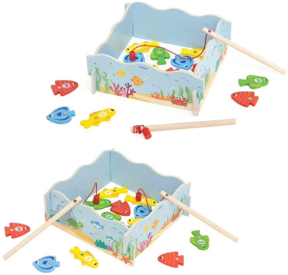 Viga Toys Žaislas žvejojimo žaidimas Viga, magnetinis