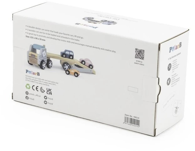 Viga Toys Žaislinė priekaba Viga, pastelinis stilius
