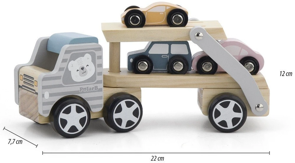 Viga Toys Žaislinė priekaba Viga, pastelinis stilius