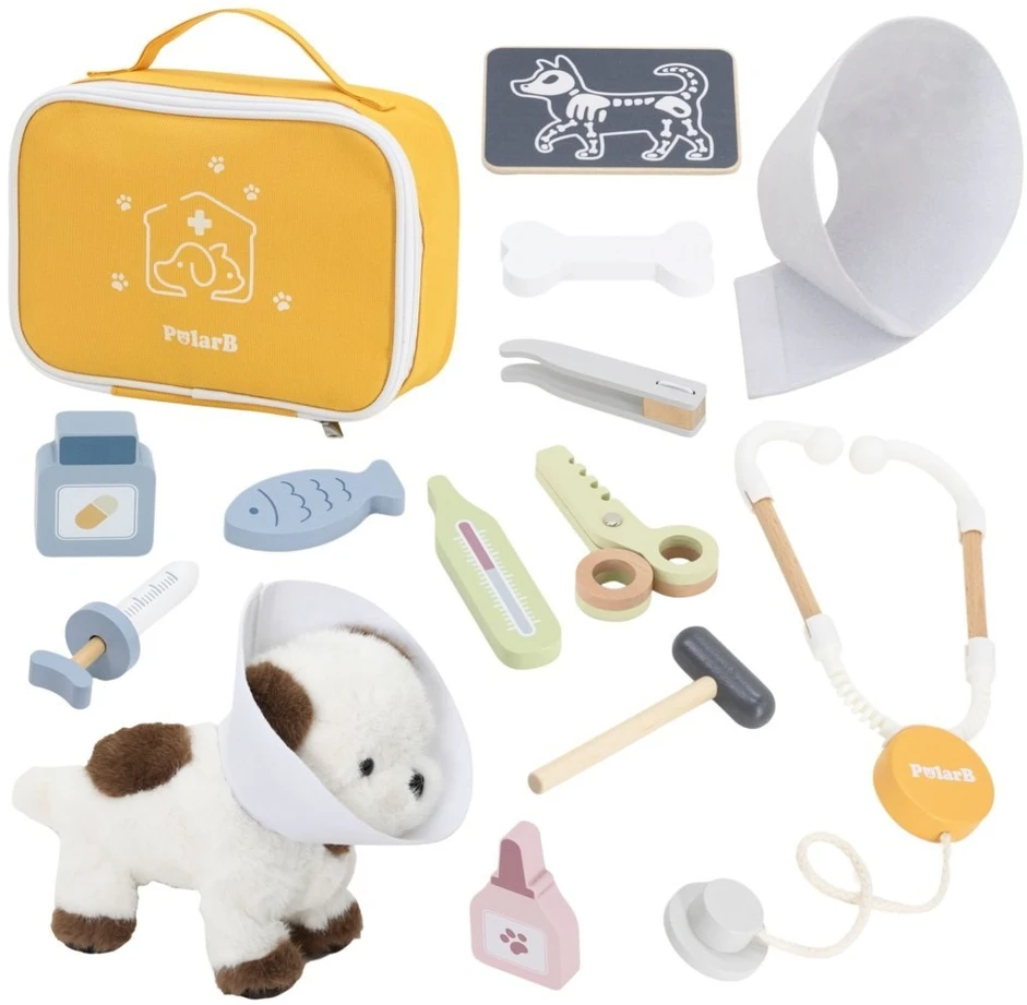 Viga Toys Žaislų rinkinys VIGA PolarB, 12 priedų