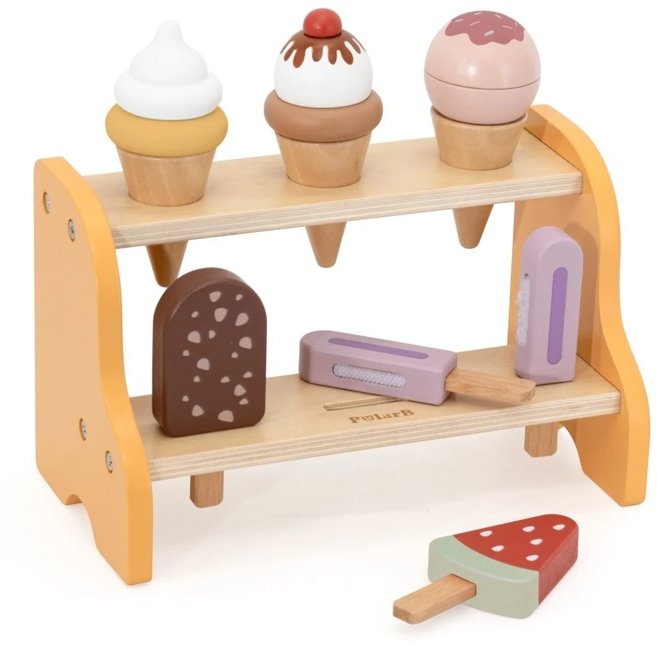 Viga Toys Žaislų rinkinys VIGA, su mediniu dvigubu stovu