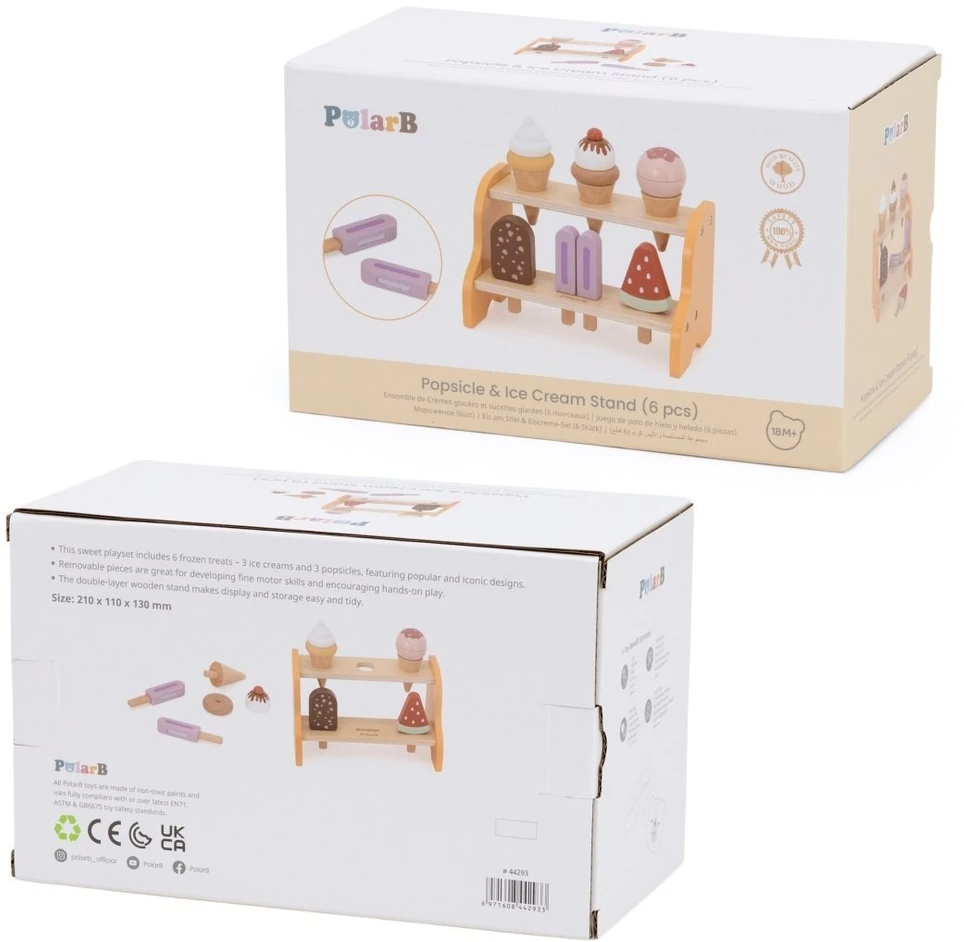 Viga Toys Žaislų rinkinys VIGA, su mediniu dvigubu stovu