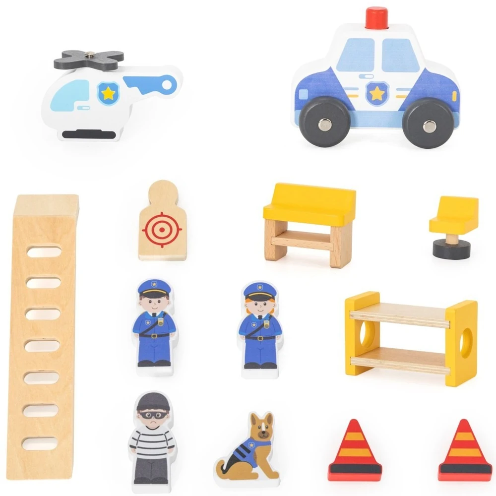Viga Toys Žaislų rinkinys VIGA, trijų aukštų.
