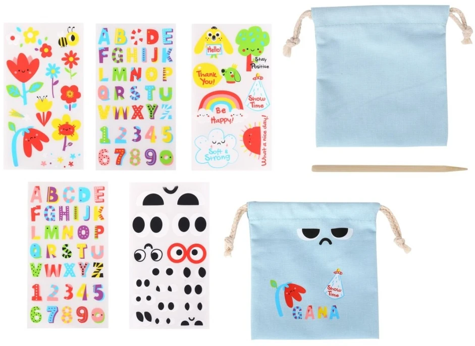 Woopie Artfun Kūrybinis rinkinys Woopie, 109 lipdukai