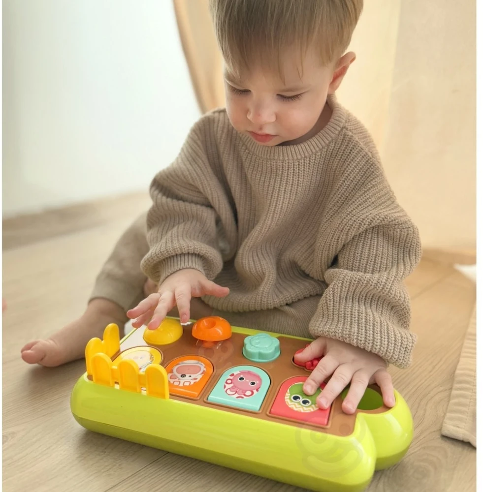 Woopie Baby Edukacinis žaislas Woopie, su iššokančiais gyvūnėliais
