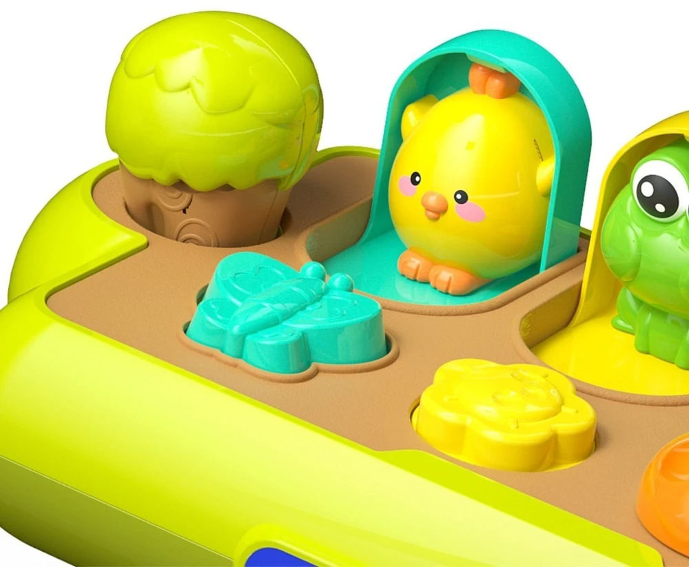 Woopie Baby Edukacinis žaislas Woopie, su iššokančiais gyvūnėliais