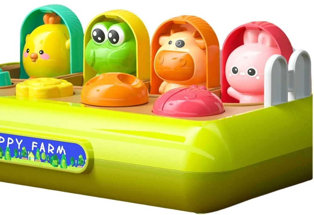 Woopie Baby Edukacinis žaislas Woopie, su iššokančiais gyvūnėliais