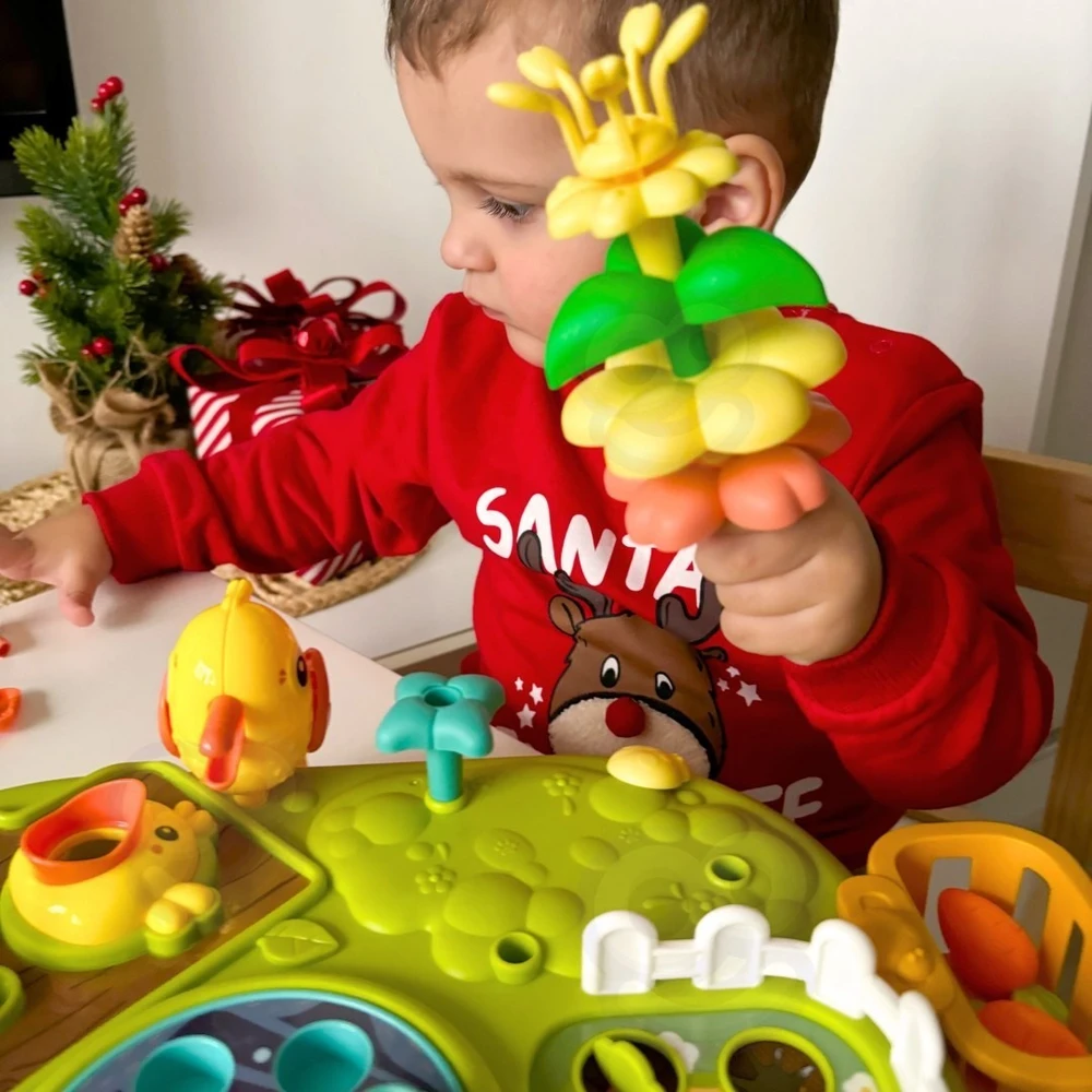 Woopie Baby Interaktyvus stalas Woopie, smulkiajai motorikai lavinti