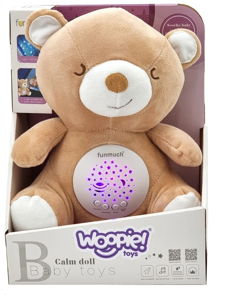 Woopie Baby Pliušinis žaislas WOOPIE, su projektoriumi
