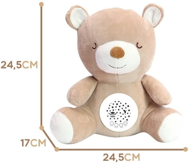 Woopie Baby Pliušinis žaislas WOOPIE, su projektoriumi