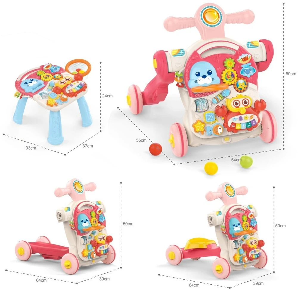Woopie Baby Stūmiklis Woopie, 4 viename