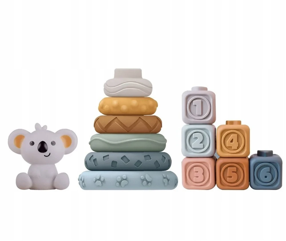 Woopie Baby Žaislas kaladėlės WOOPIE, kramtukų dygimui
