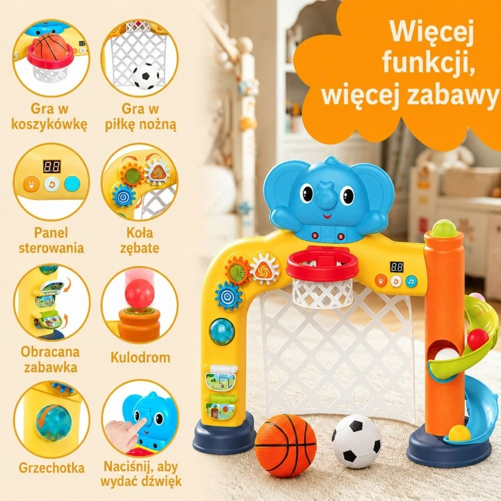 Woopie Baby Žaislas sporto centras WOOPIE, daugiafunkcis