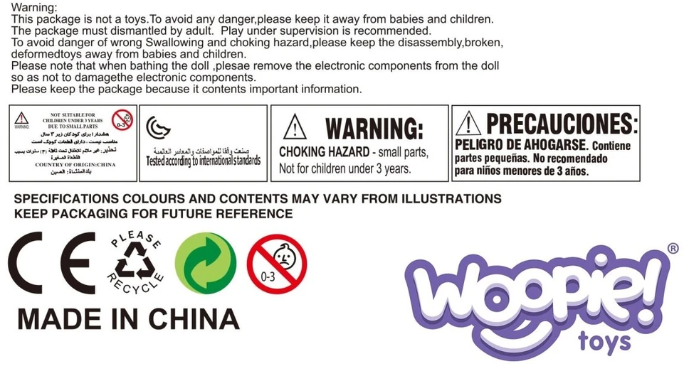 Woopie Royal Interaktyvi lėlė WOOPIE, reaguojanti į dirgiklius