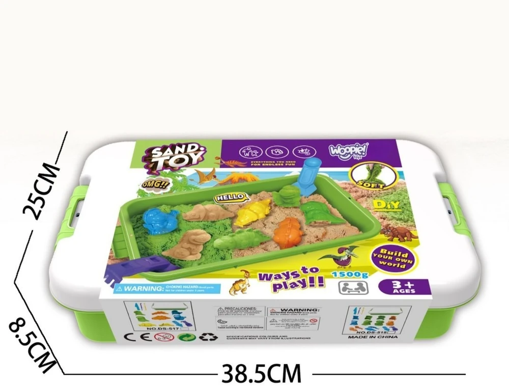 Žaislas kinetinis smėlis Woopie, 1500 g