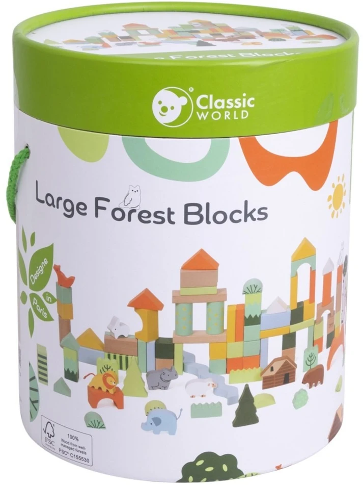 Žaislas konstruktorius Classic World, 100 elementų