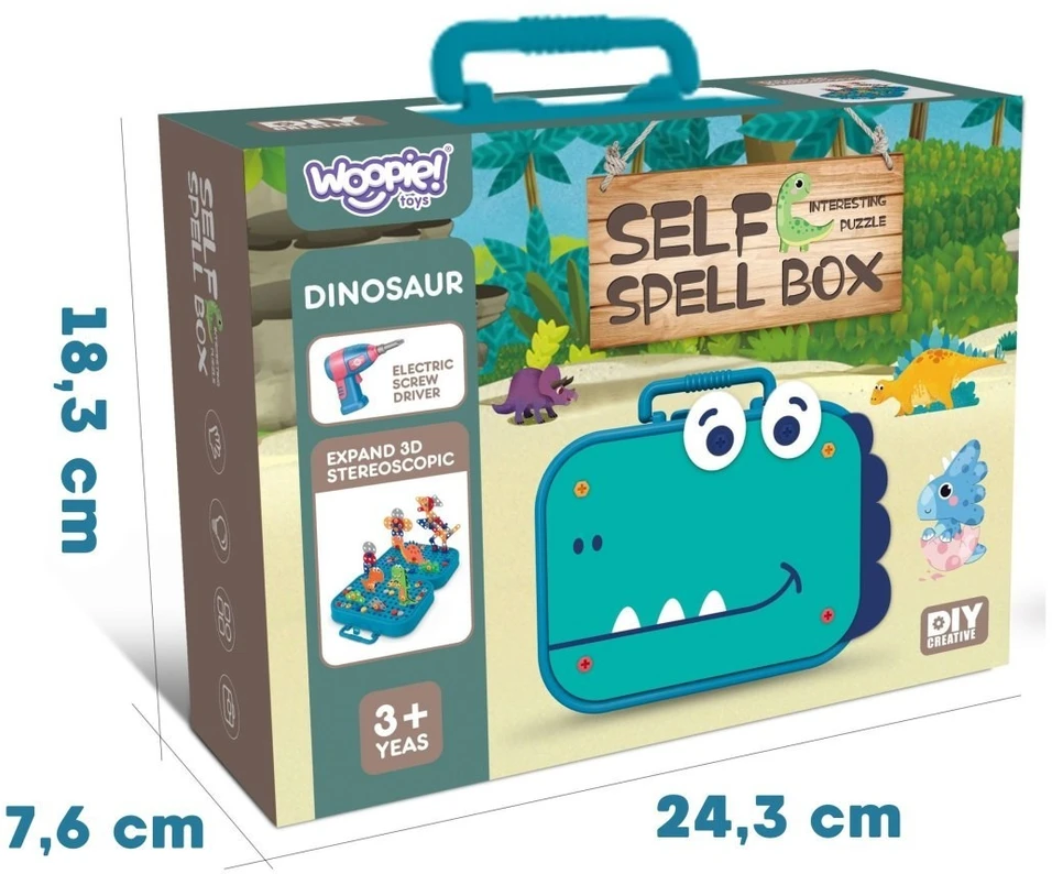 Žaislas konstruktorius Woopie, 228 elementai