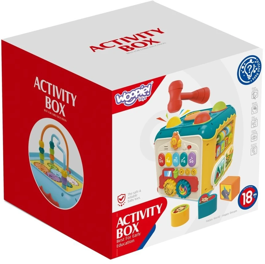 Žaislas kubas Woopie Baby, 6 viename