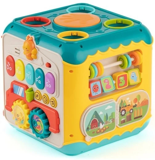 Žaislas kubas Woopie Baby, 6 viename