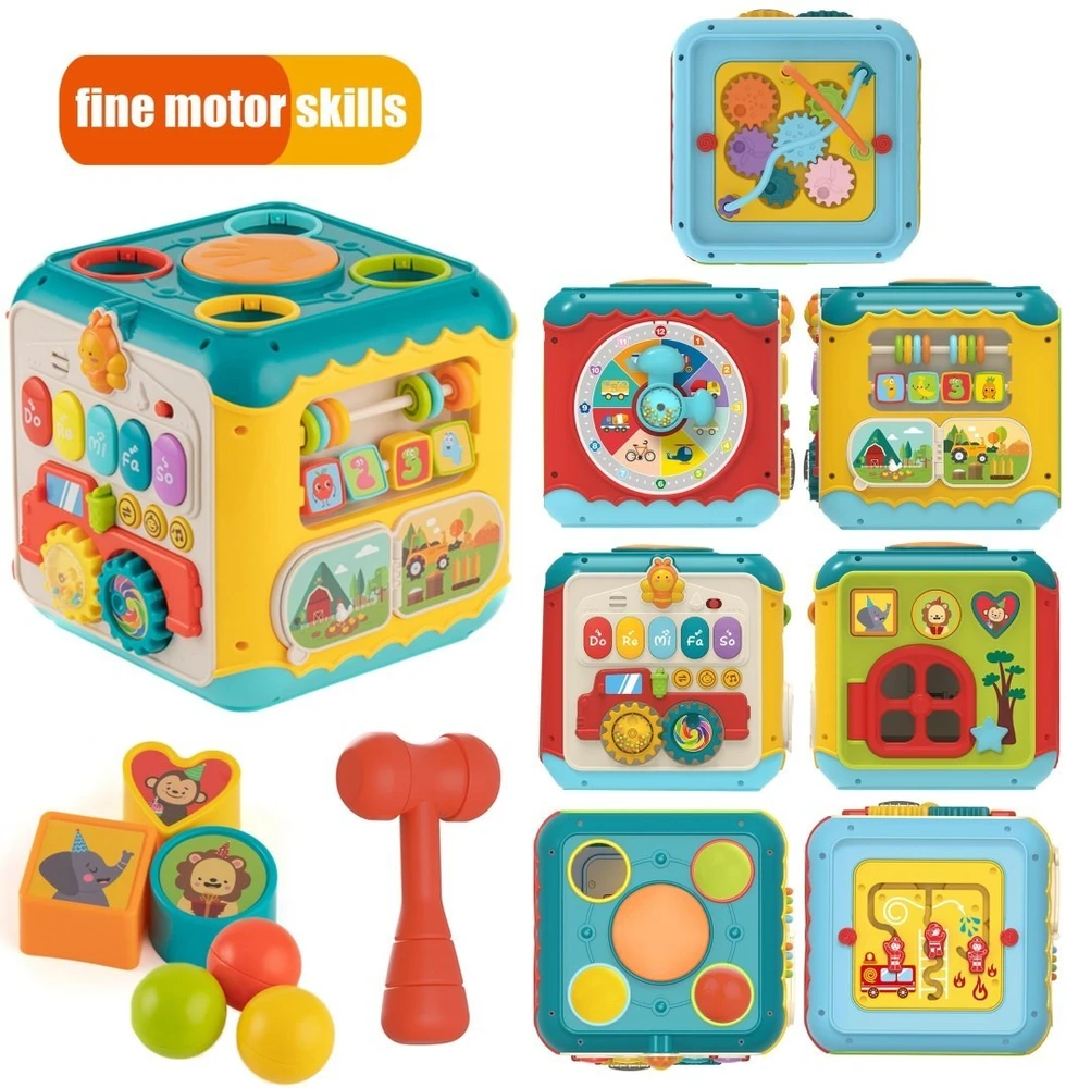 Žaislas kubas Woopie Baby, 6 viename
