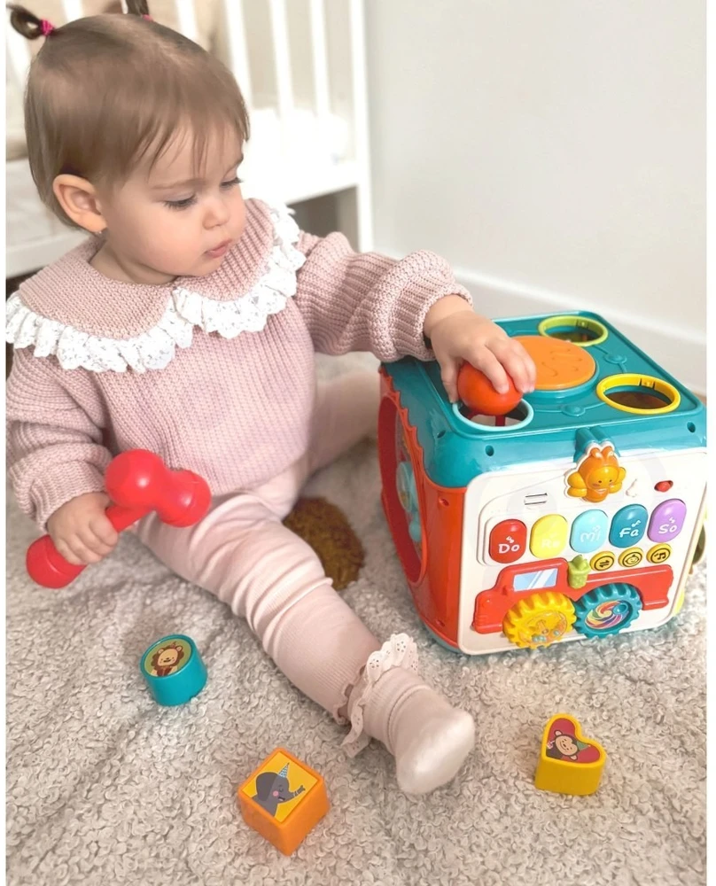 Žaislas kubas Woopie Baby, 6 viename