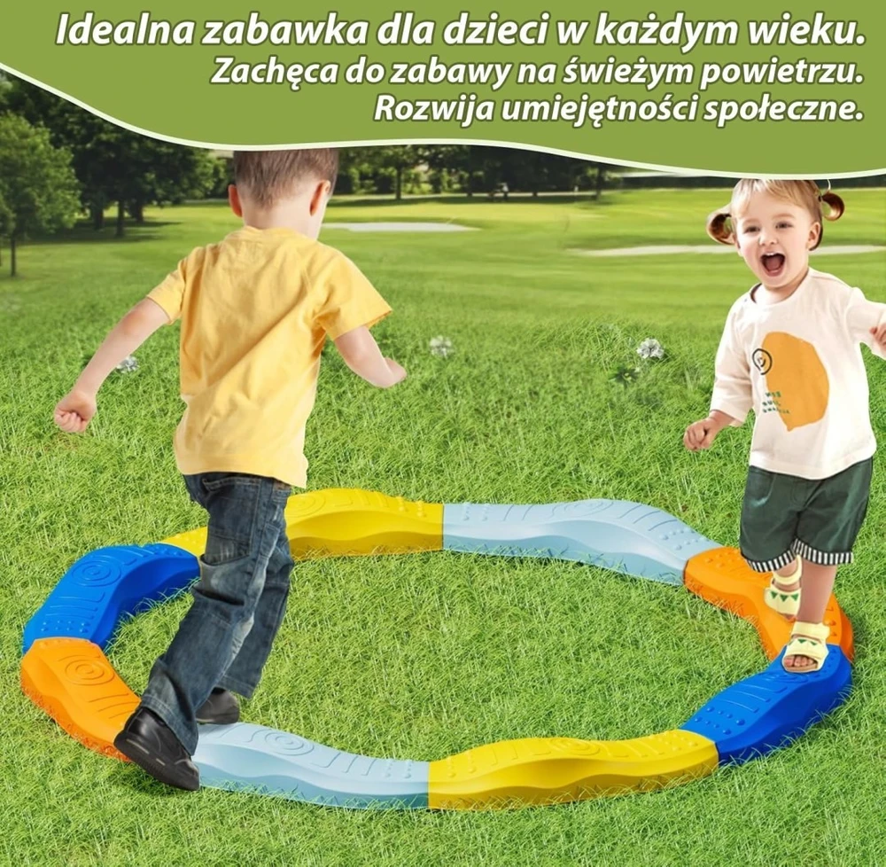 Žaislas pusiausvyros takelis Woopie, modulinis apskritas
