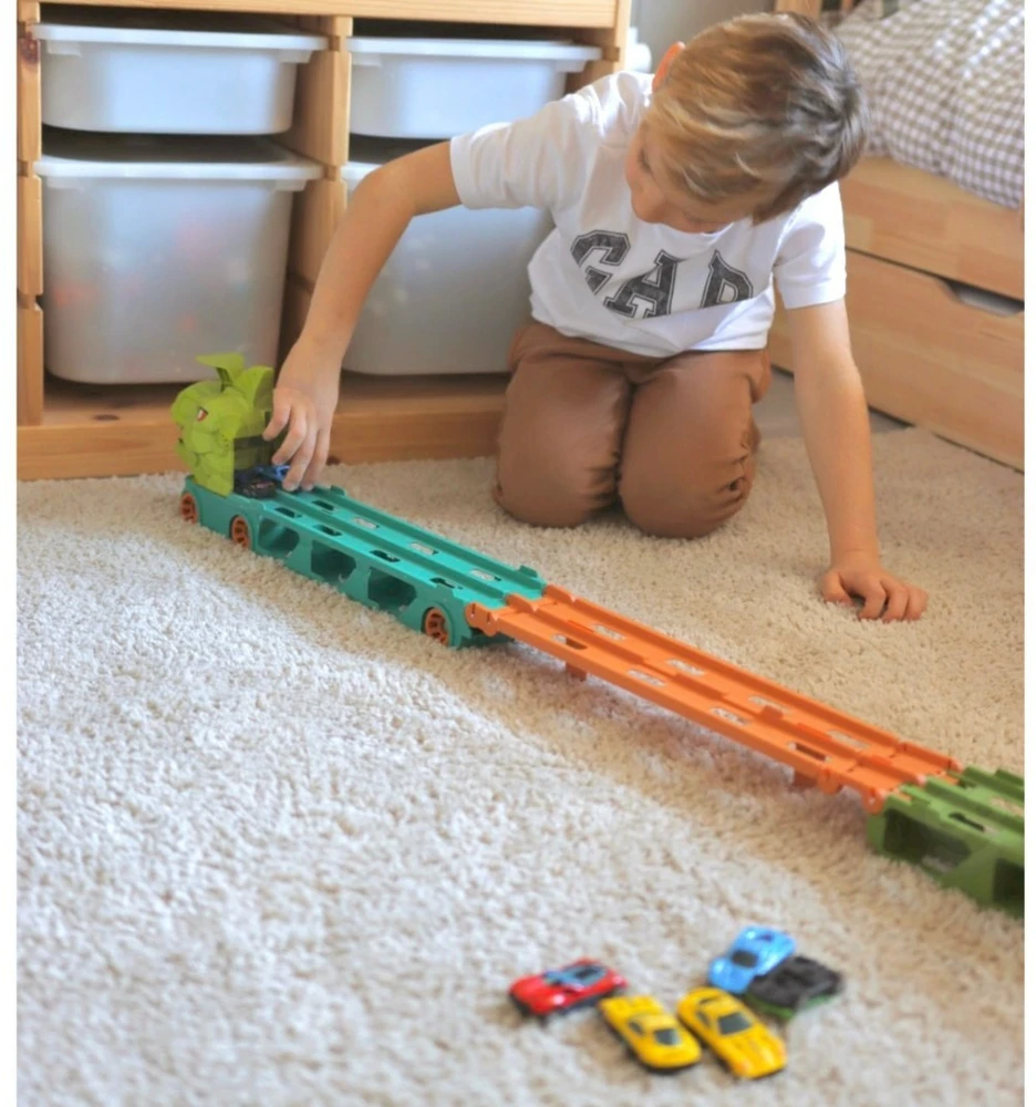 Žaislas sunkvežimis Woopie, 2,1 m trasa