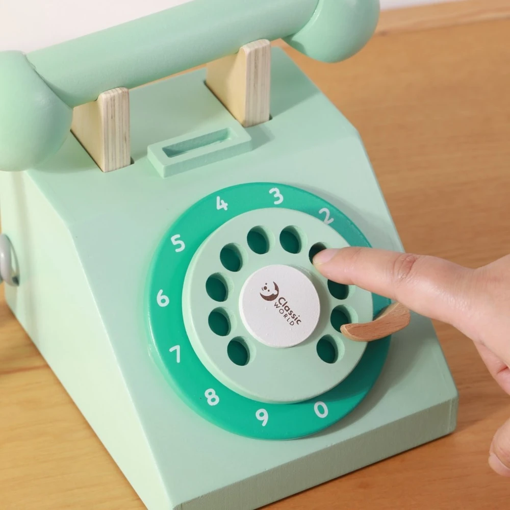 Žaislas telefonas Classic World, medinis