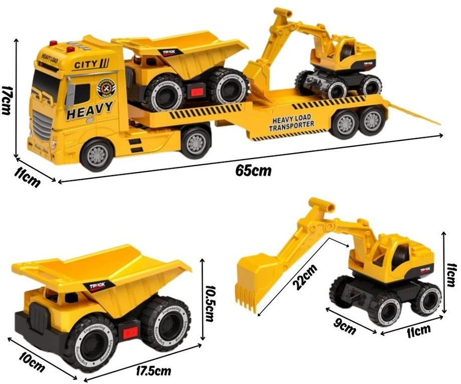 Žaislas vilkikas Woopie, su šviesos ir garso efektais
