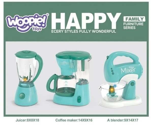 Žaislas virtuvės komplektas Woopie, 3 prietaisai