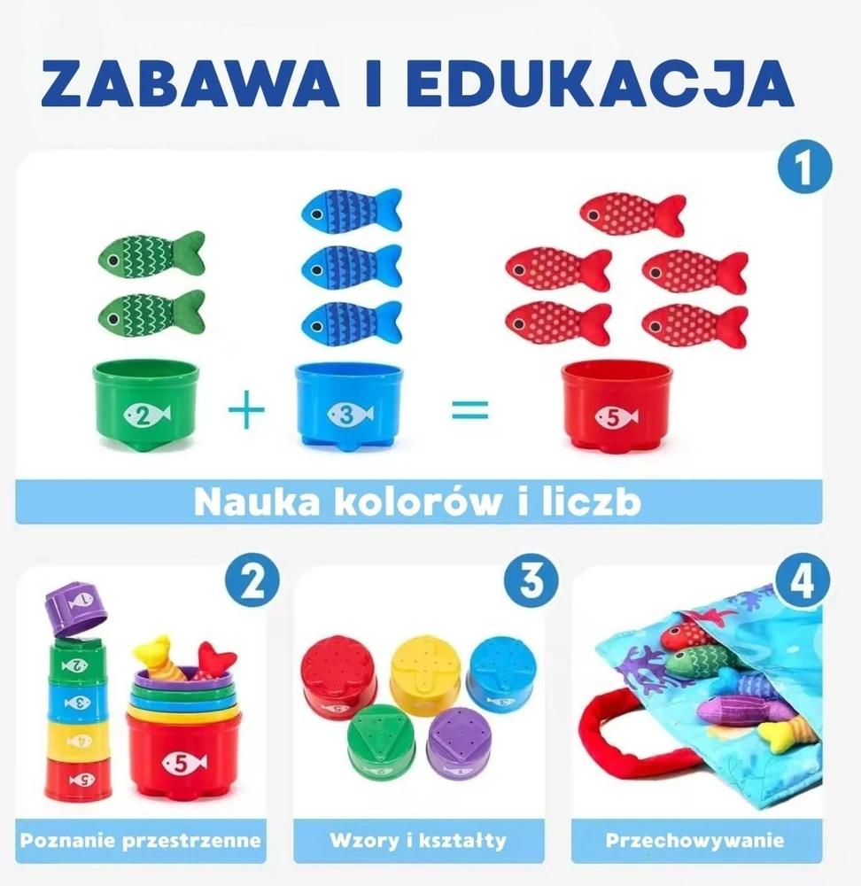 Žaislas žvejybos rinkinys WOOPIE, su Velcro
