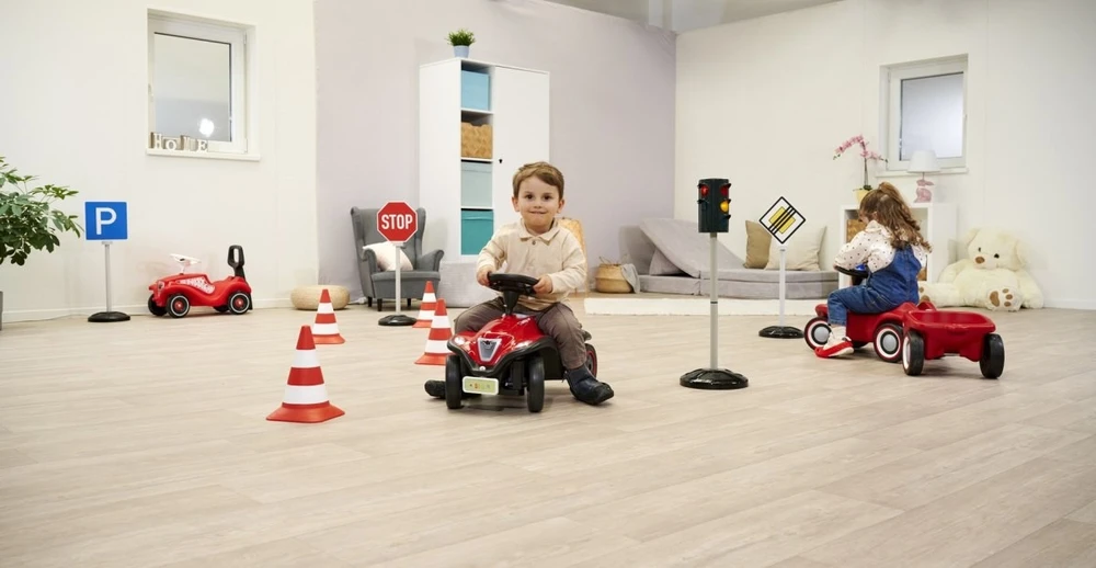 Žaislinis šviesoforas BIG, su realistiškais pokyčiais