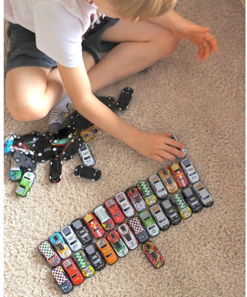 Žaislų rinkinys WOOPIE, 50 automobilių