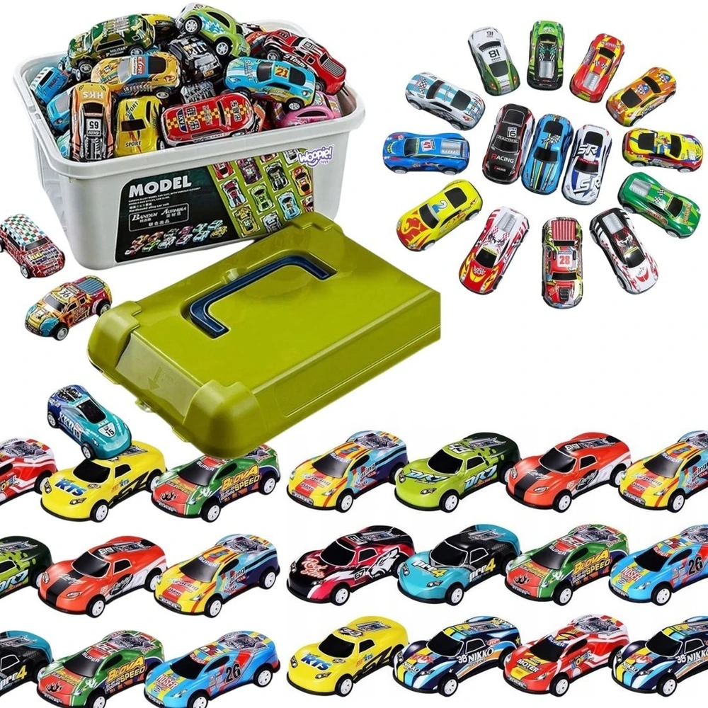 Žaislų rinkinys WOOPIE, 50 automobilių