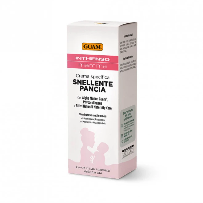 Modeliuojamasis kremas pilvui ir liemeniui, GUAM Inthenso Mamma / 200 ml