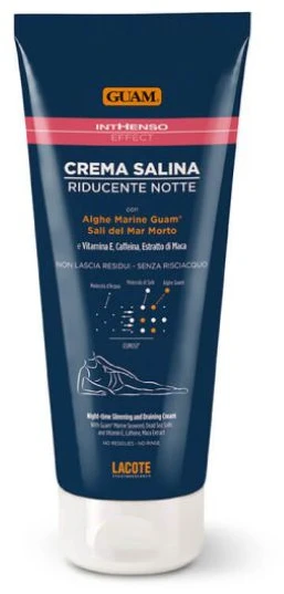 Naktinis kremas kūno silueto pagerinimui, GUAM Inthenso Saline / 200 ml