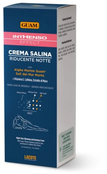 Naktinis kremas kūno silueto pagerinimui, GUAM Inthenso Saline / 200 ml
