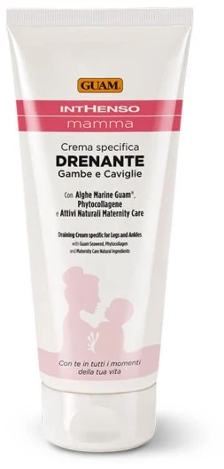 Priešedeminis drenuojantis kremas kojoms, GUAM Inthenso Mamma / 200 ml