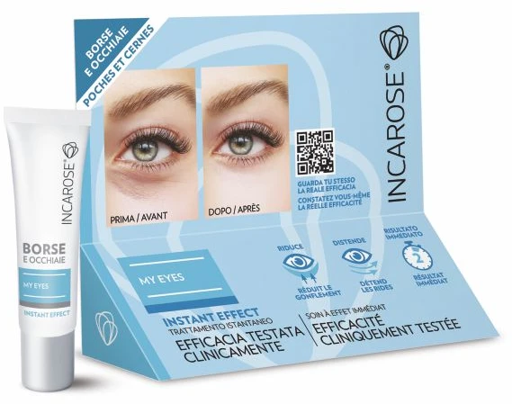 Incarose My Eyes Instant Effect Puffiness And Dark Circles paakių priežiūros priemonė nuo tamsių ratilų 8ml