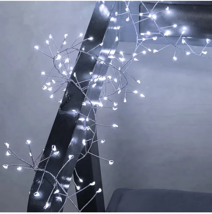Girlianda „Pasaka“ 13m, 500 Šaltai Baltų LED