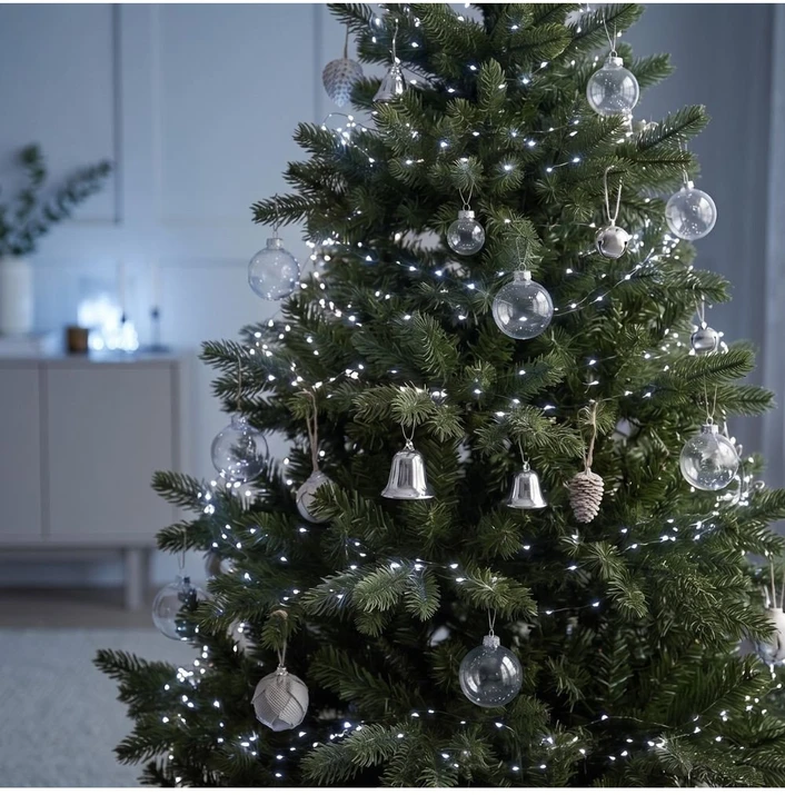 Girlianda "Rasa" 50m, 500 Šaltai Baltų LED