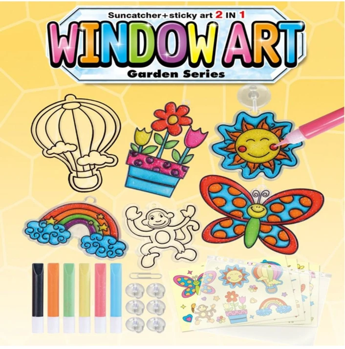 Kūrybinis Rinkinys "Window Art" Pasaulis