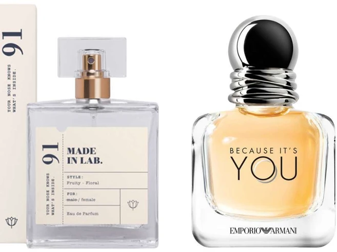 Made In Lab Įkvėpti Armani Because It's You 91 100ml.