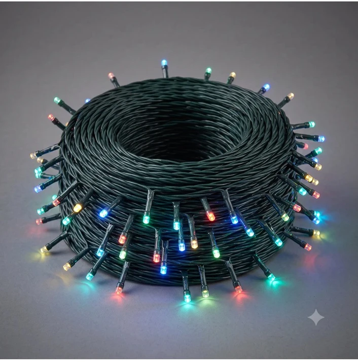 Vidaus Girlianda (500 LED) – Įvairiaspalvė